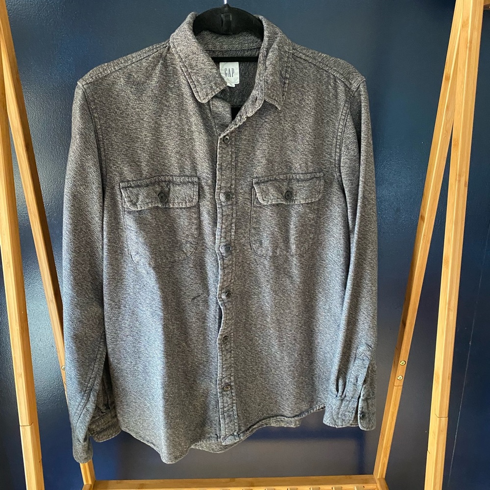 Gap Wool Blend Button Down